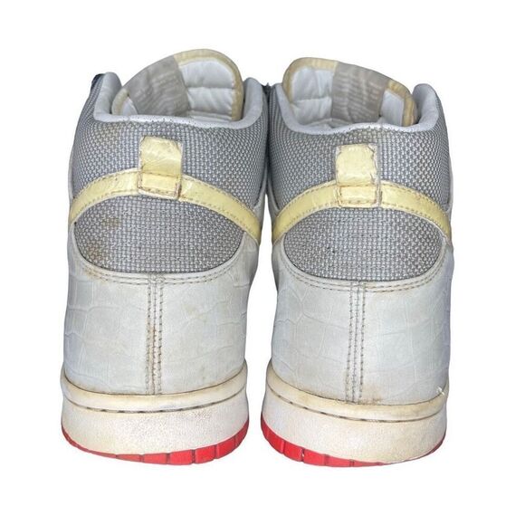 Nike Dunk High Patent Toe Grey Sunburst 317891-011 Size 13
